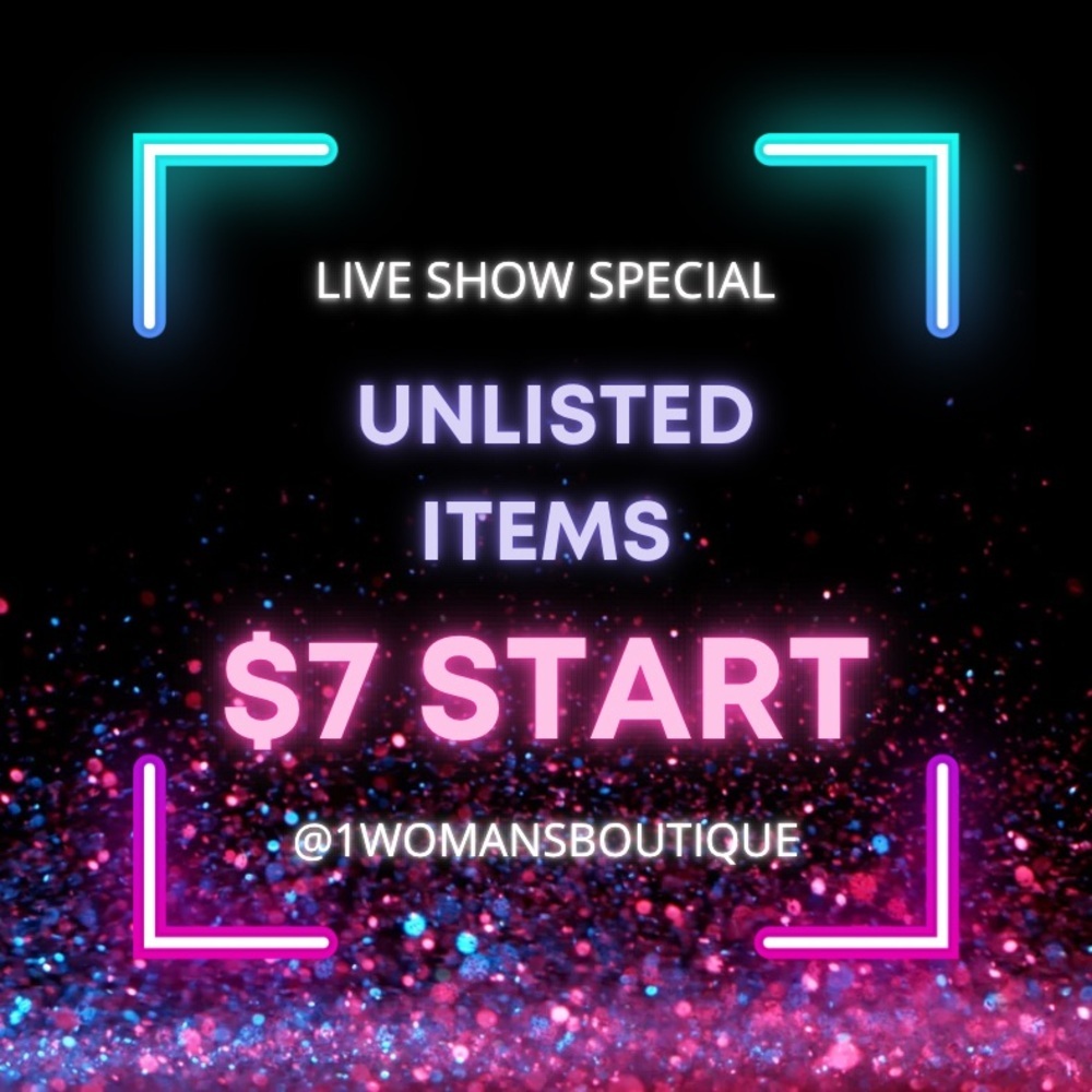 Live Show Special Unlisted‎ Items